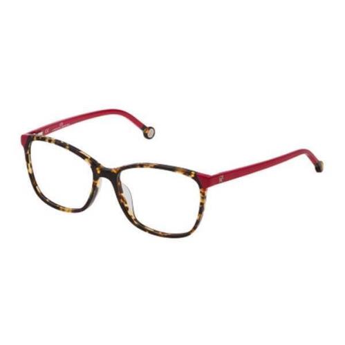 Carolina Herrera VHE773-0741-54 Havana Red Eyeglasses