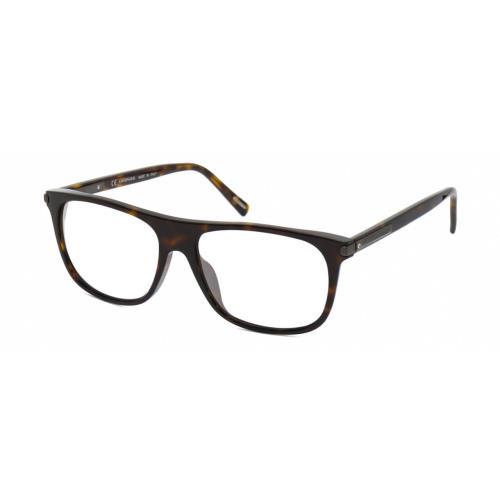 Chopard SCH294 Designer Reading Glasses Gloss Dark Brown Tortoise Havana Gunmeta