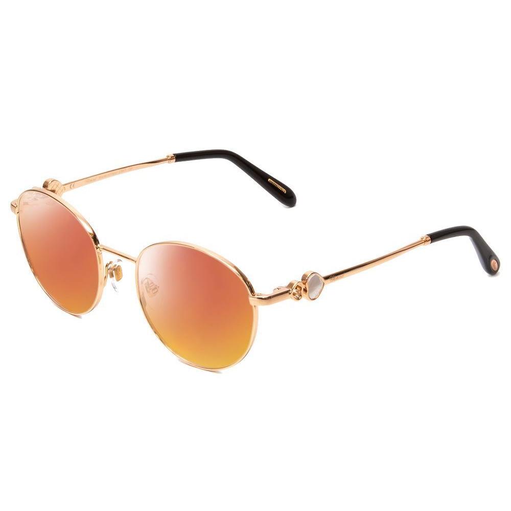 Chopard VCHC52S-08FC Ladies Polarized Sunglasses in Copper Gold 51mm Choose Lens Red Mirror Polar