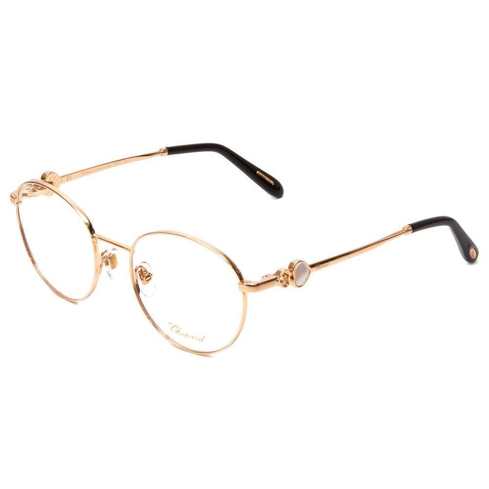 Chopard VCHC52S-08FC Lady Round Designer Reading Glasses Polish Copper Gold 51mm