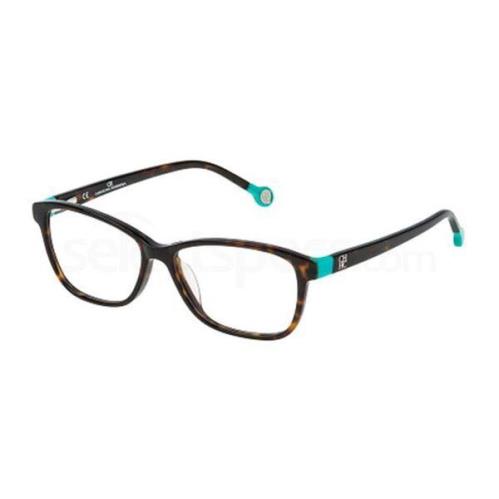 Carolina Herrera VHE679-530722 Havana Eyeglasses