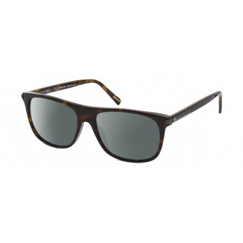 Chopard SCH294 Unisex Polarized Sunglasses Brown Tortoise Gunmetal 57mm 4 Option Smoke Grey Polar