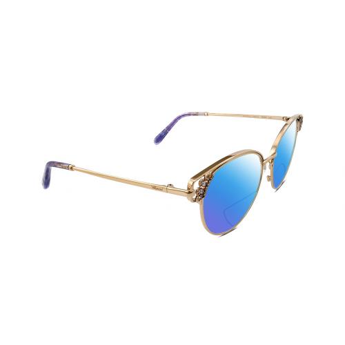 Chopard VCHC51S Cateye Polarized Bifocal Sunglasses 23KT Gold Plated 54mm 41 Opt