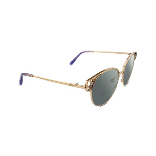 Chopard VCHC51S Cateye Polarized Bifocal Sunglasses 23KT Gold Plated 54mm 41 Opt Grey