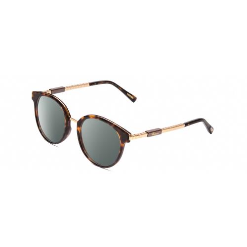 Chopard Ceramic VCH239 Unisex Polarized Sunglasses Brown Tortoise/rose Gold 50mm Smoke Grey Polar