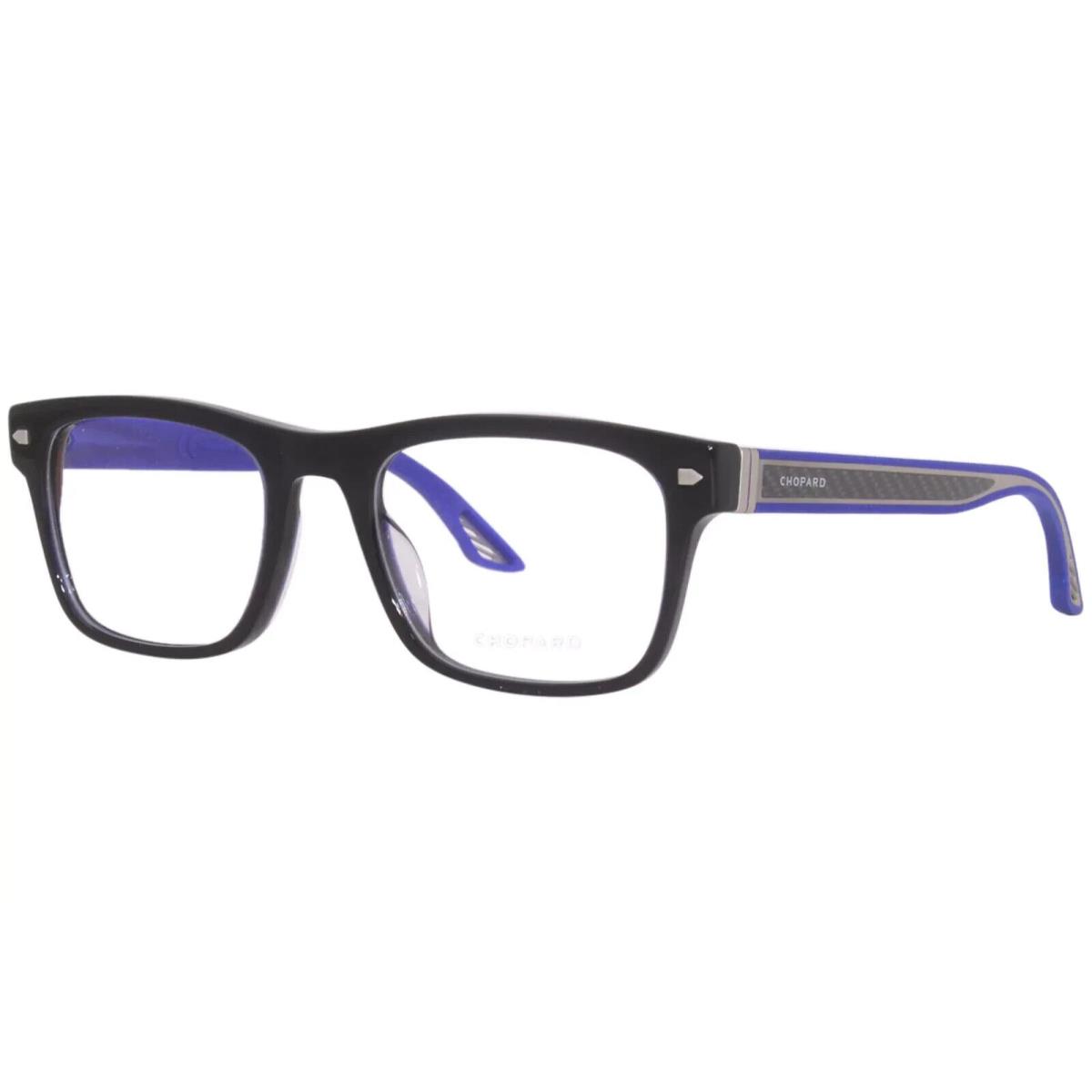 Chopard VCH326 0956 Eyeglasses Frame Men`s Black Full Rim Square Shape 53mm - Frame: Black