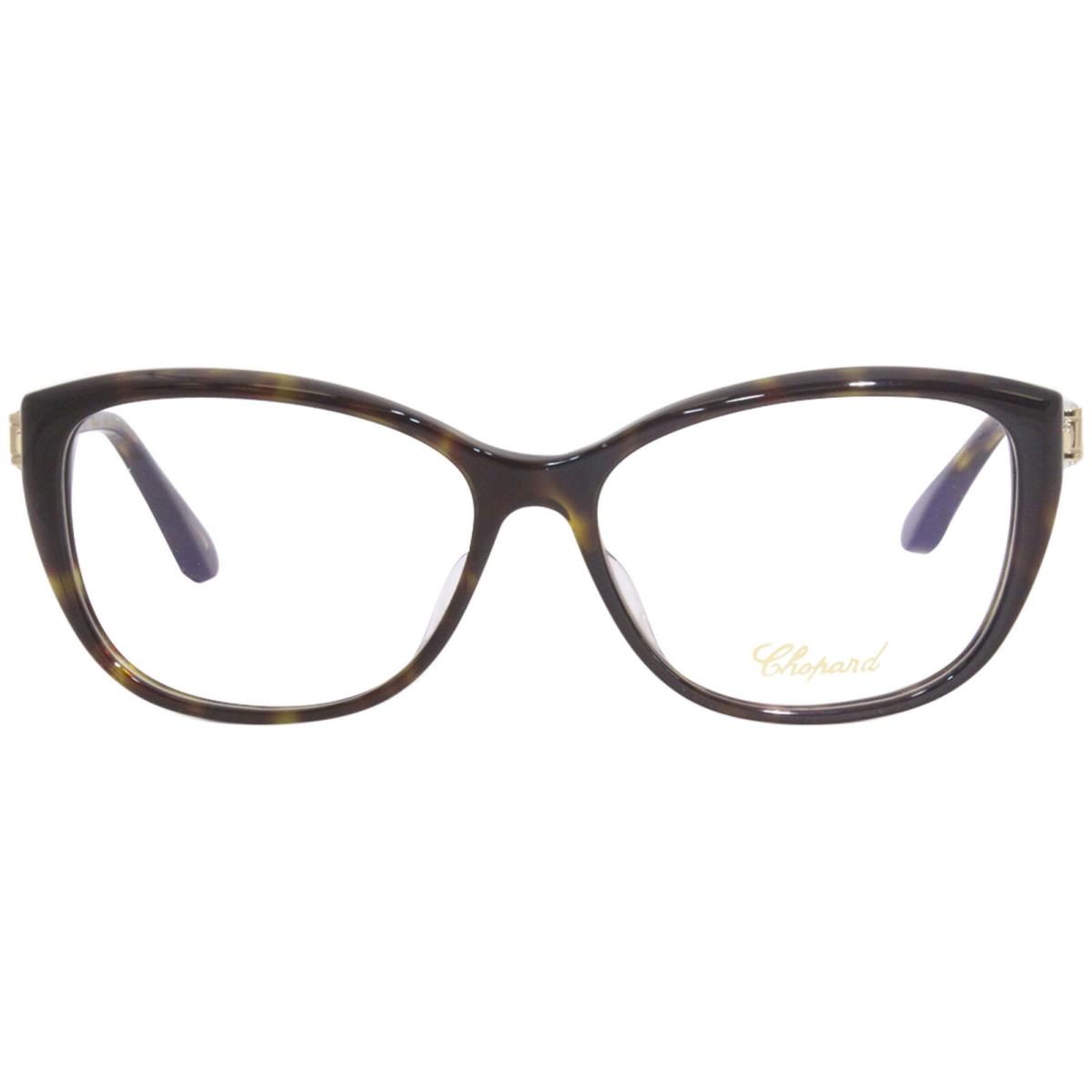 Chopard VCH290S 0722 Eyeglasses Frame Women`s Tortoise/gold Full Rim 54mm - Frame: Brown