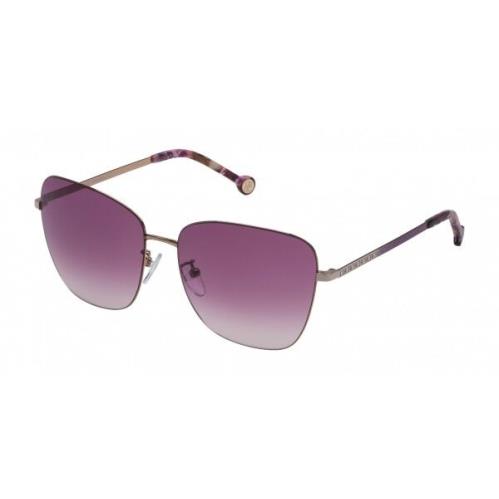 Carolina Herrera Sunglasses She 103 8FEX Gold Purple / Gradient Violet 59 mm