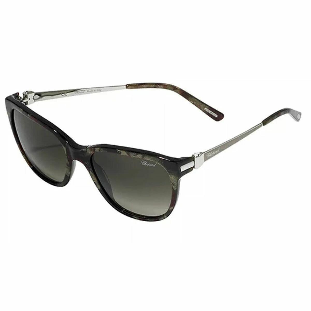 Chopard Unisex Sunglasses Shiny Brown Lens Full-rim Frame SCH204S-0VA9-56-19-140