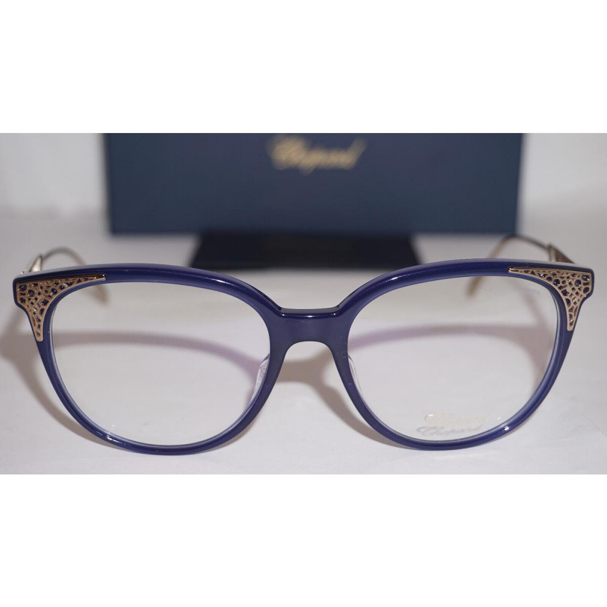 Chopard VCH253-0956-53 Blue Gold Pattern Eyeglasses