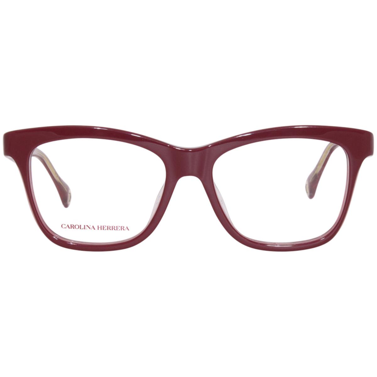 Carolina Herrera CH/0016 Lhf Eyeglasses Frame Women`s Burgundy Full Rim 54mm