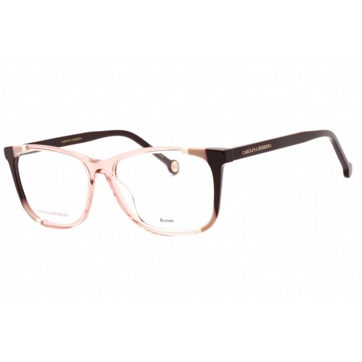 Carolina Herrera Women`s Eyeglasses 53mm Burgundy Rectangular CH 0066 0C19