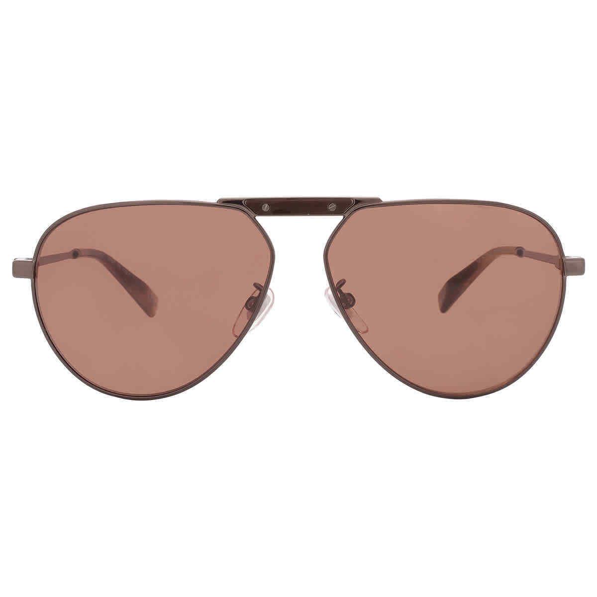 Chopard Brown Pilot Unisex Sunglasses SCHF80 0568 60 SCHF80 0568 60