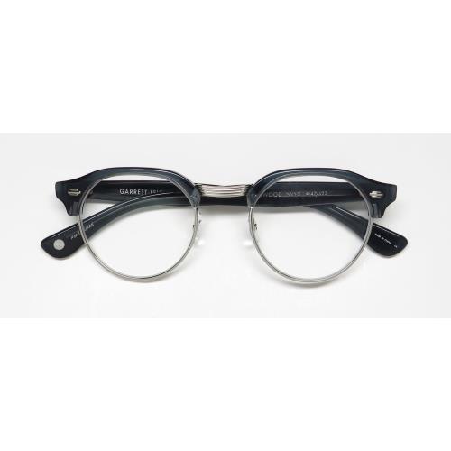 Garrett Leight Oakwood Eyeglass Frame/glasses Full-rim Retro/vintage 60S Looks Navy / Silver