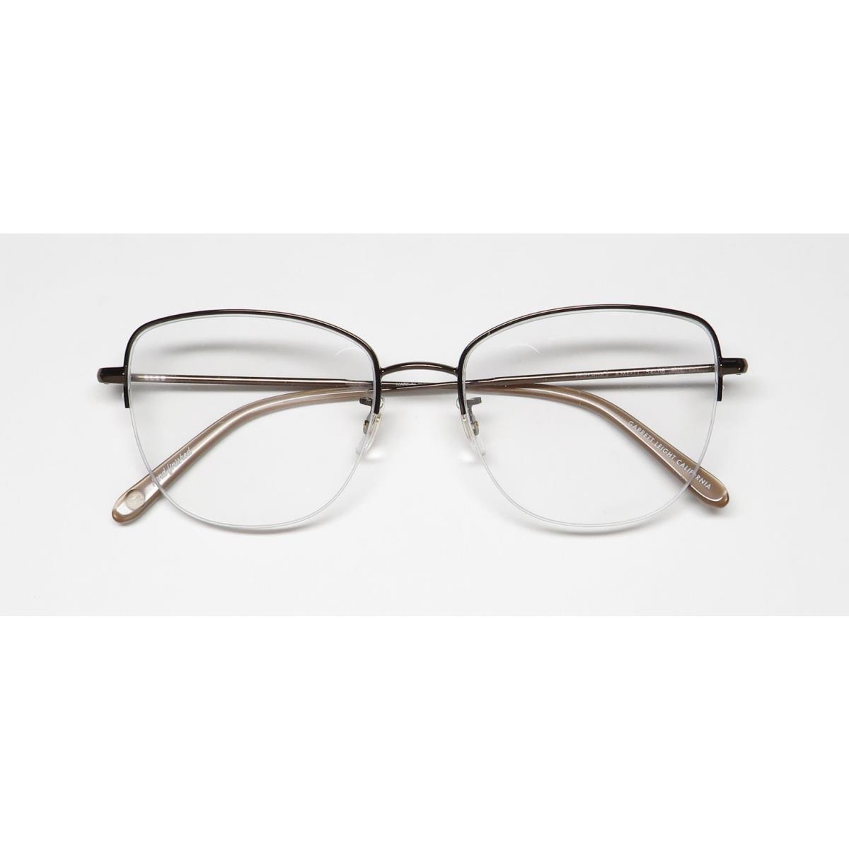 Garrett Leight Pershing Eyeglass Frame/glasses Half-rim Exclusive Rare Americano / Tiramisu