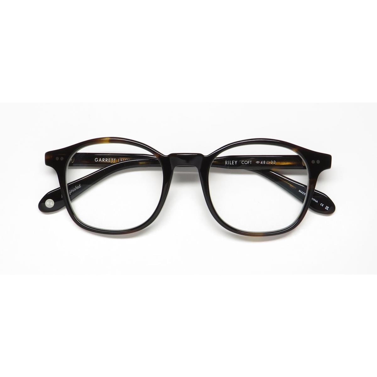 Garrett Leight Riley Eyeglass Frame/glasses Designed IN Usa Exclusive Collection Coffe Tortoise