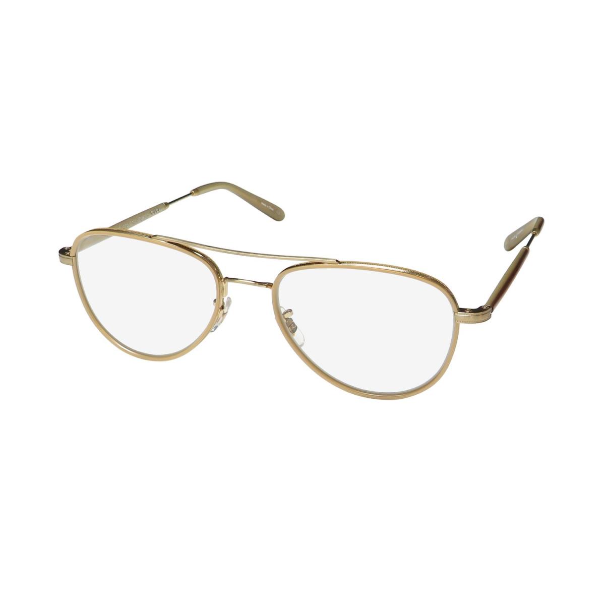 Garrett Leight Linnie Eyeglass Frame/glasses Italian Mafia Boss Looks Pearl Beige / Matte Gold