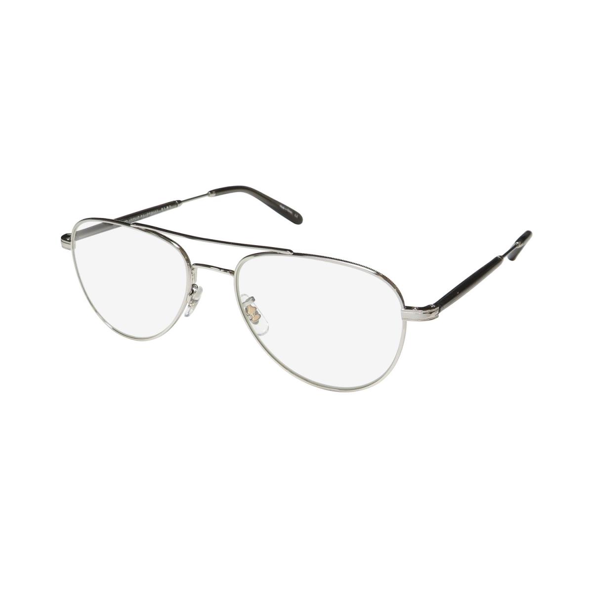 Garrett Leight Linnie Eyeglass Frame/glasses Italian Mafia Boss Looks Silver / Gray Crystal