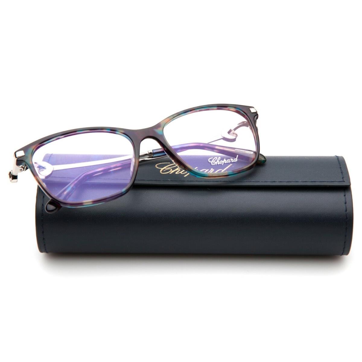 Chopard Vch 244S 0GEK Purple and Blue Eyeglasses 53-17-135mm B40mm Italy