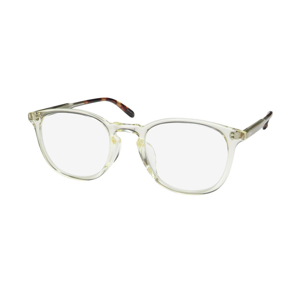 Garrett Leight Kinney Eyeglasses Crystal Full-rim Womens Ch-ch Dktf Plastic