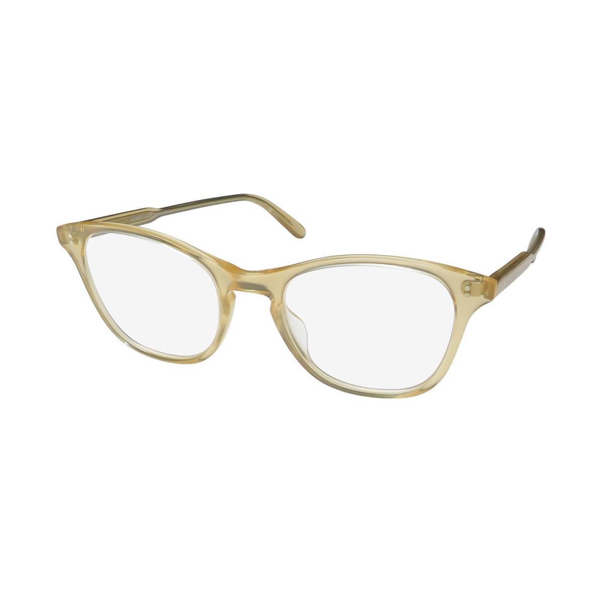 Garrett Leight Vienna Glasses Beige Full-rim Cat Eye 48-20-143 B Womens