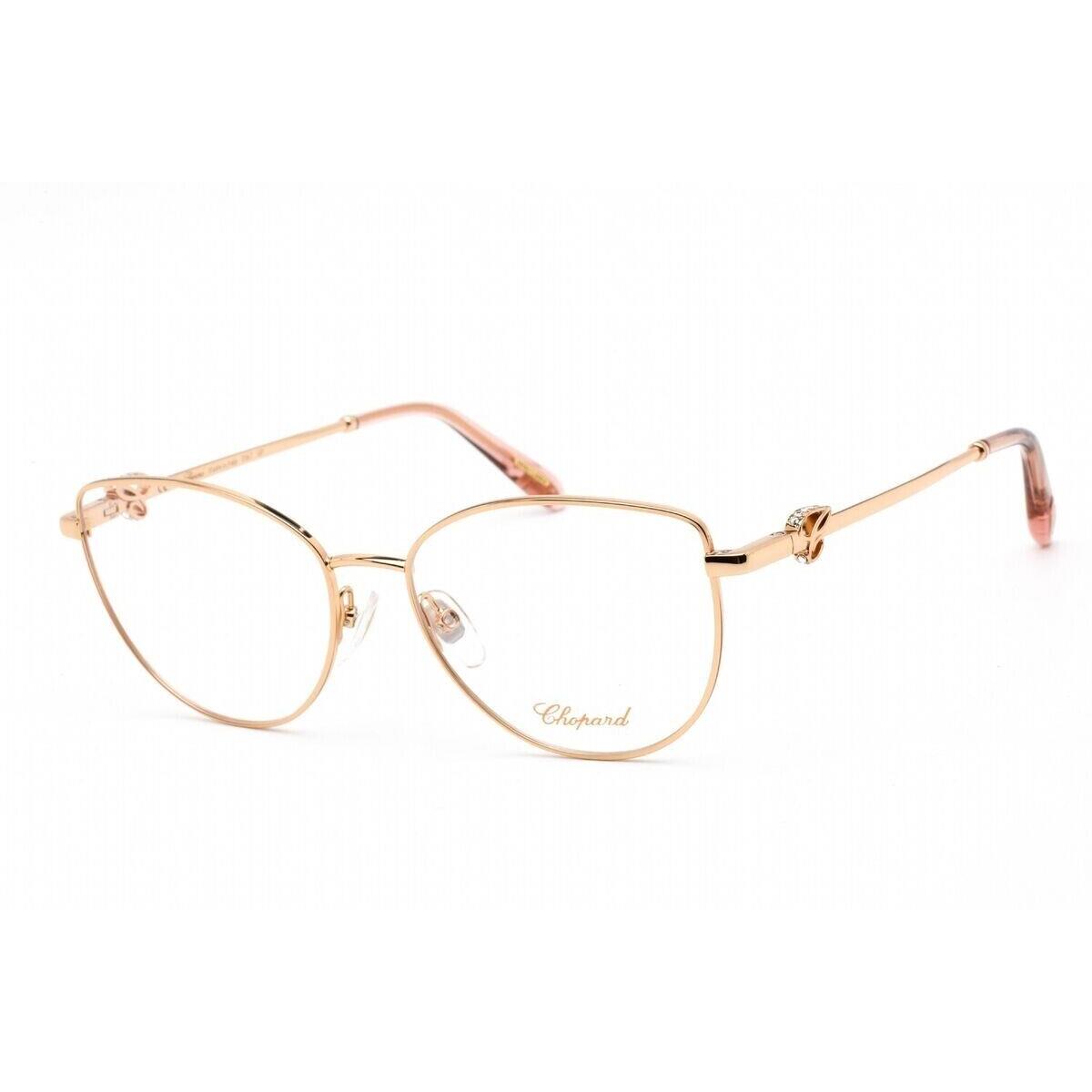 Chopard Eyeglasses VCHF51S 08FC Shiny Copper Gold / Clear Lens 54X16X140