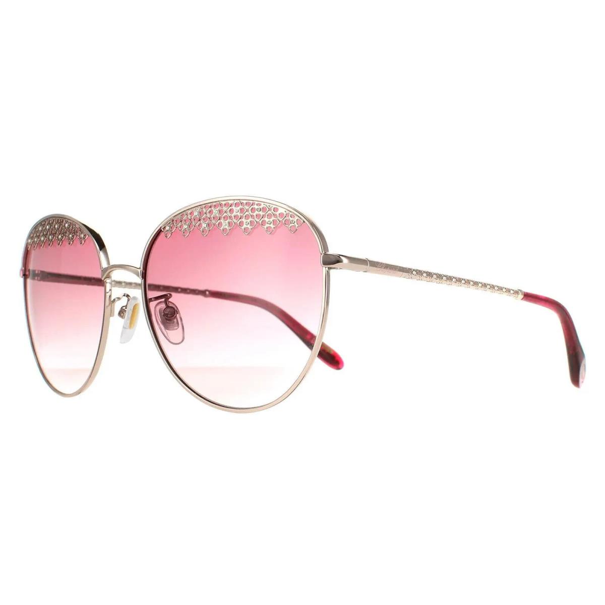 Chopard Sunglasses SCHF75S 0A39 Shiny Red Gold Pink Gradient - Gold, Frame: Gold, Lens: Pink