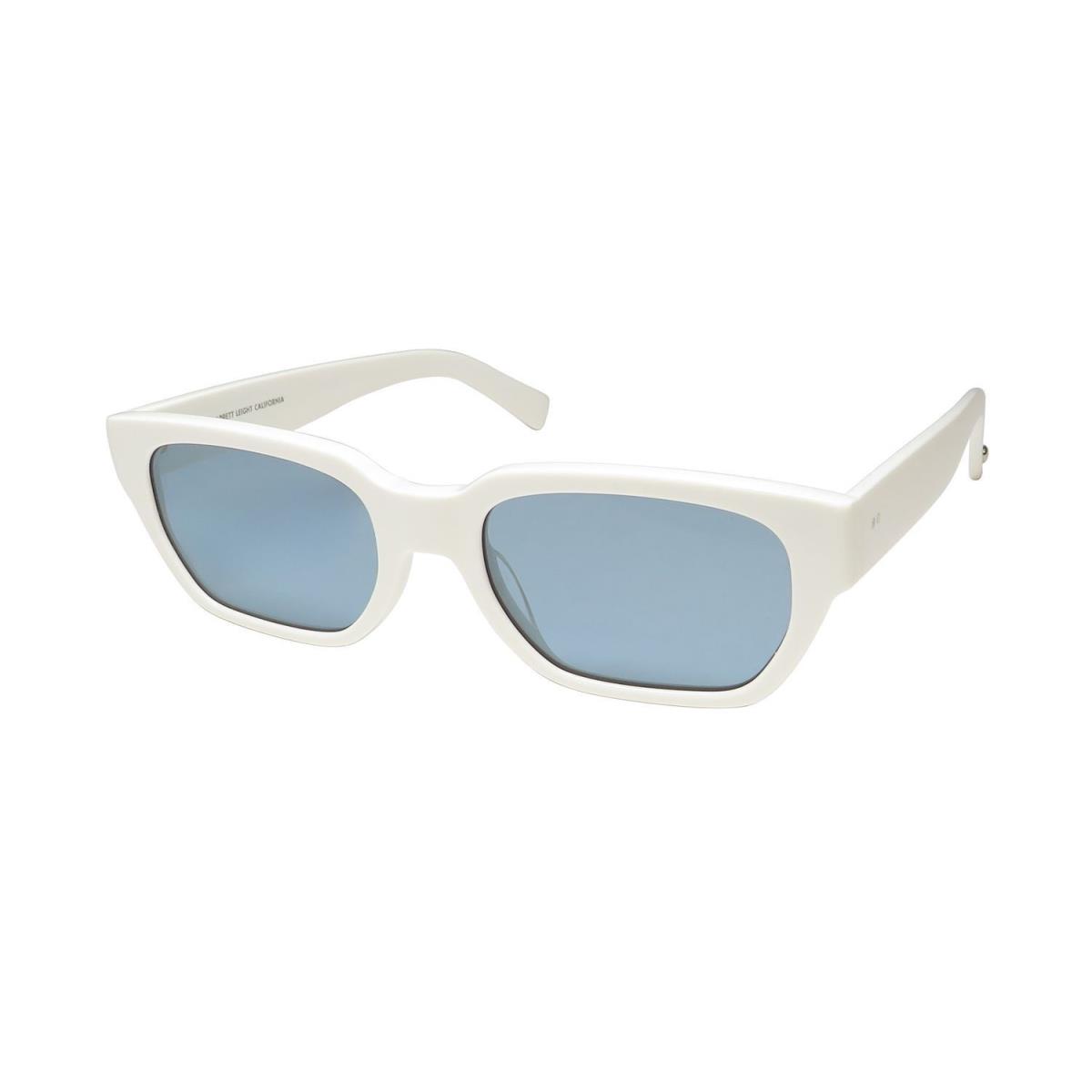 Garrett Leight Mayan Sunglasses White Rectangular Full-rim Plastic Womens