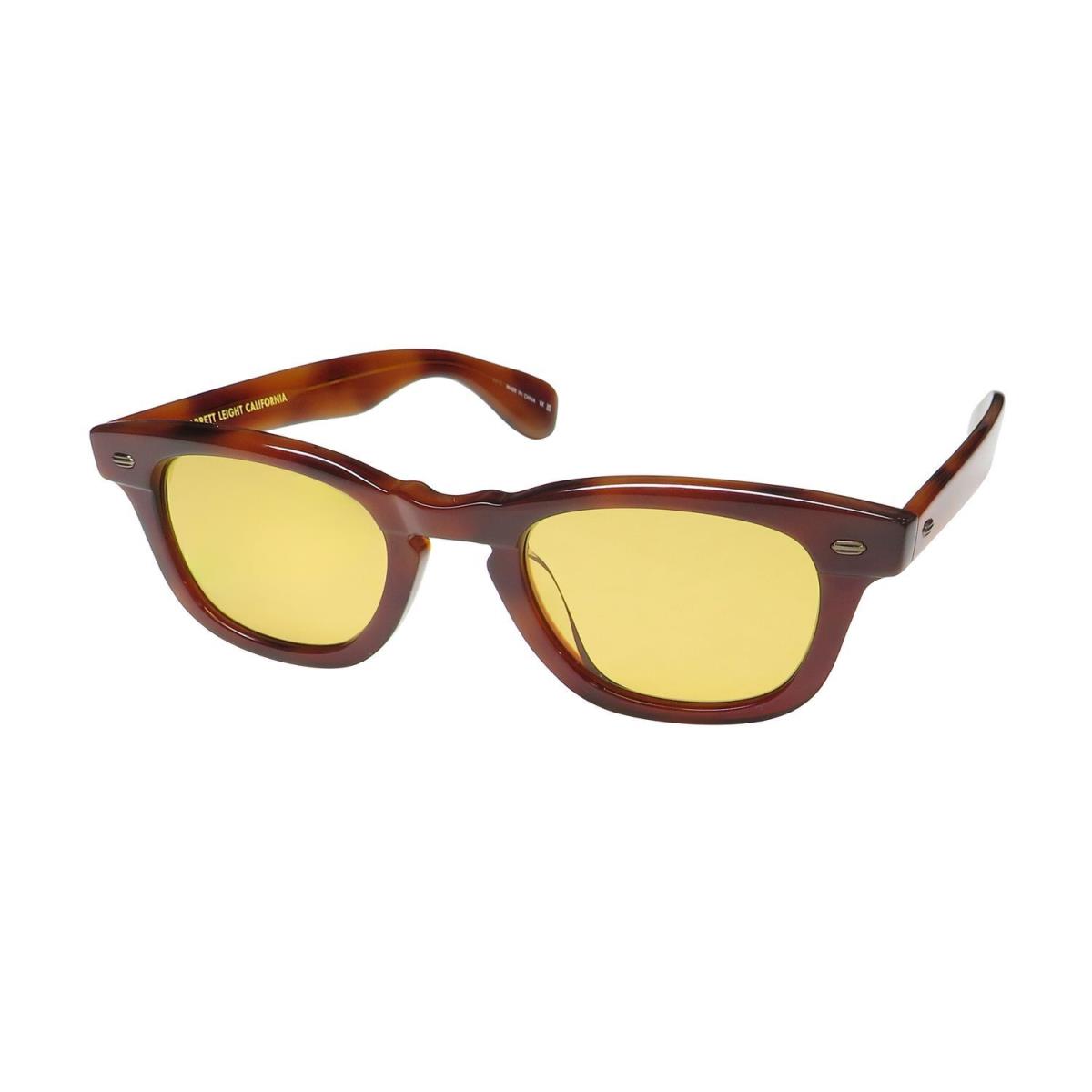 Garrett Leight Lo-b Sunglasses Brown Vinbrt Plastic Full-rim 46-23-145