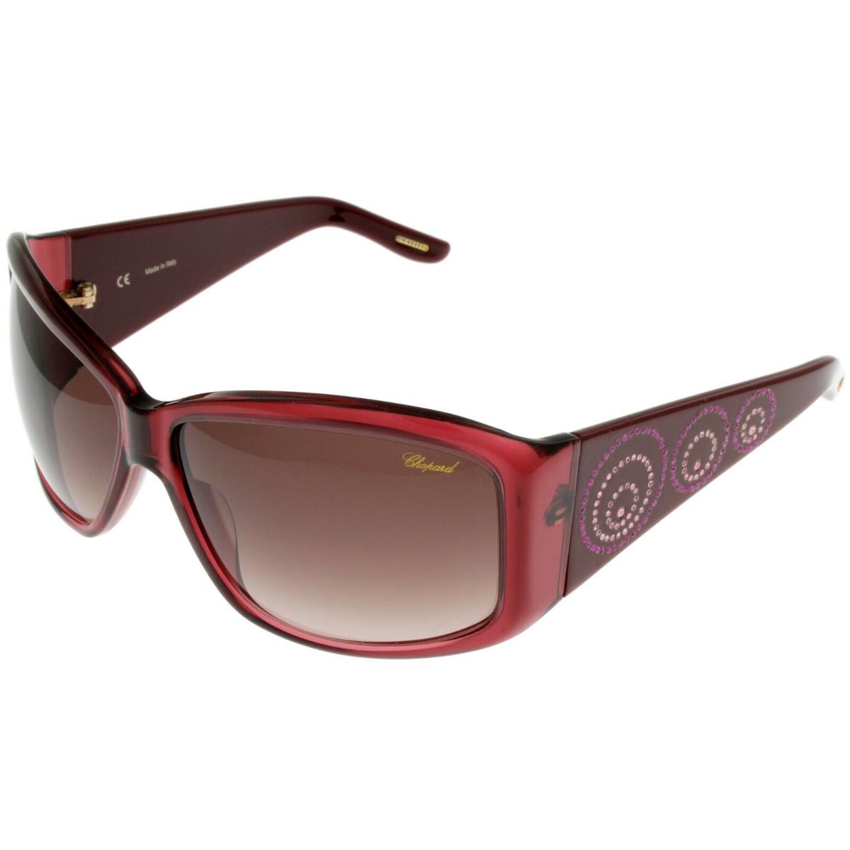 Chopard Sunglasses Women Rectangular Bordeaux/light and Dark Pink SCH0565 09HG