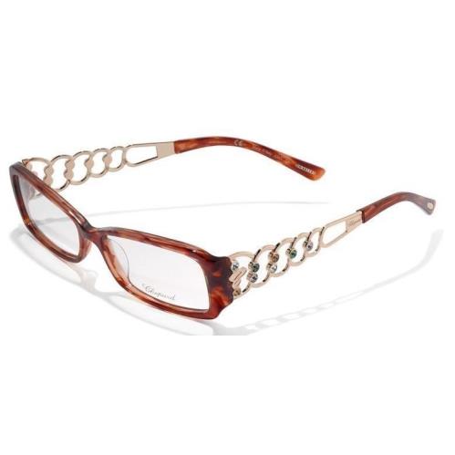 Chopard VCH070S Vch 70S 09ZB Red Rose Gold Eyewear Glasses Frame 53-15-140