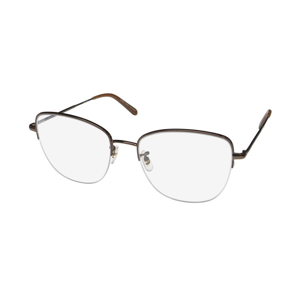 Garrett Leight Pershing Glasses Butterfly 54-18-140 Ame-ti Brown Half-rim