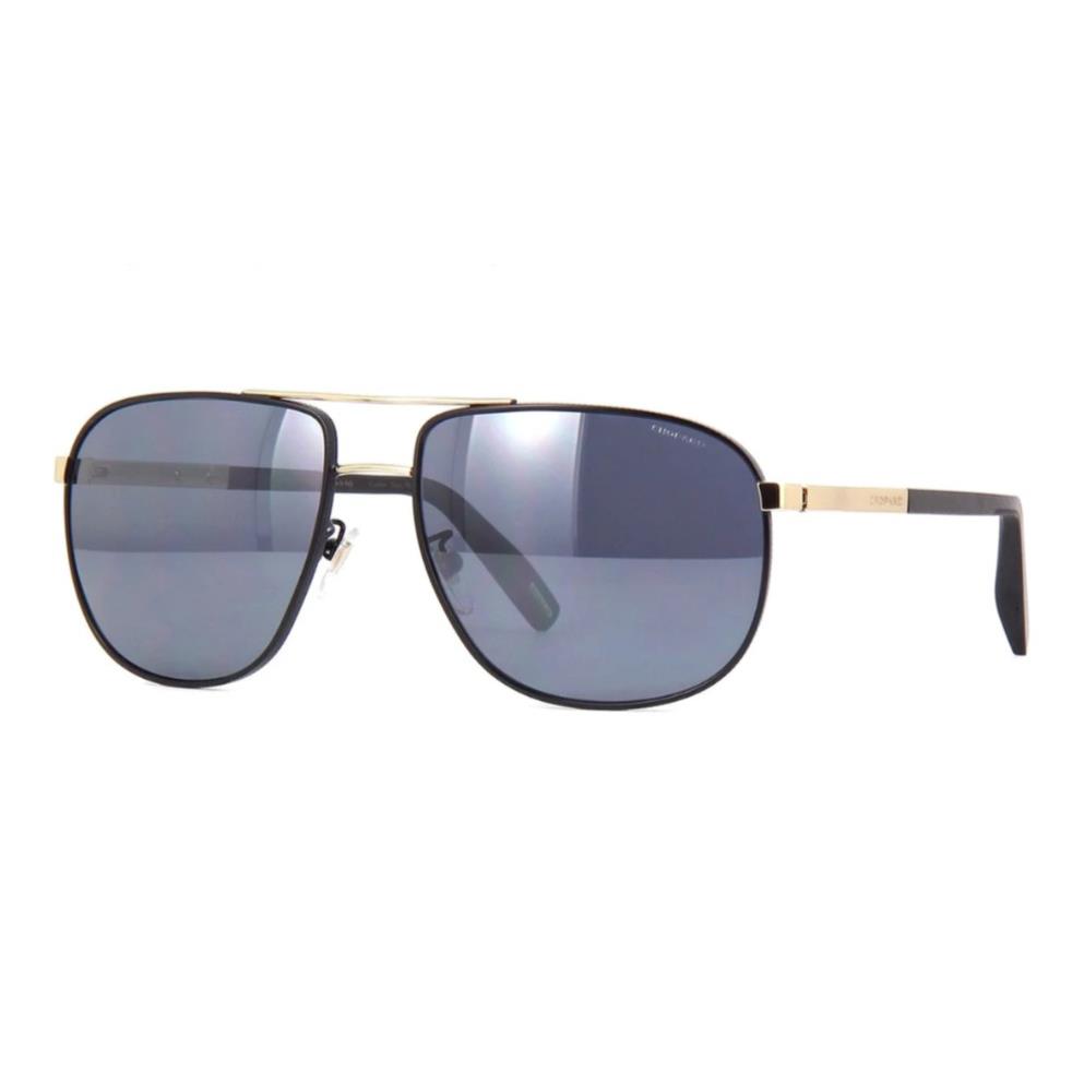 Chopard Sunglasses SCHC92 A93P 62mm Black Gold / Grey Mirrored Polarized