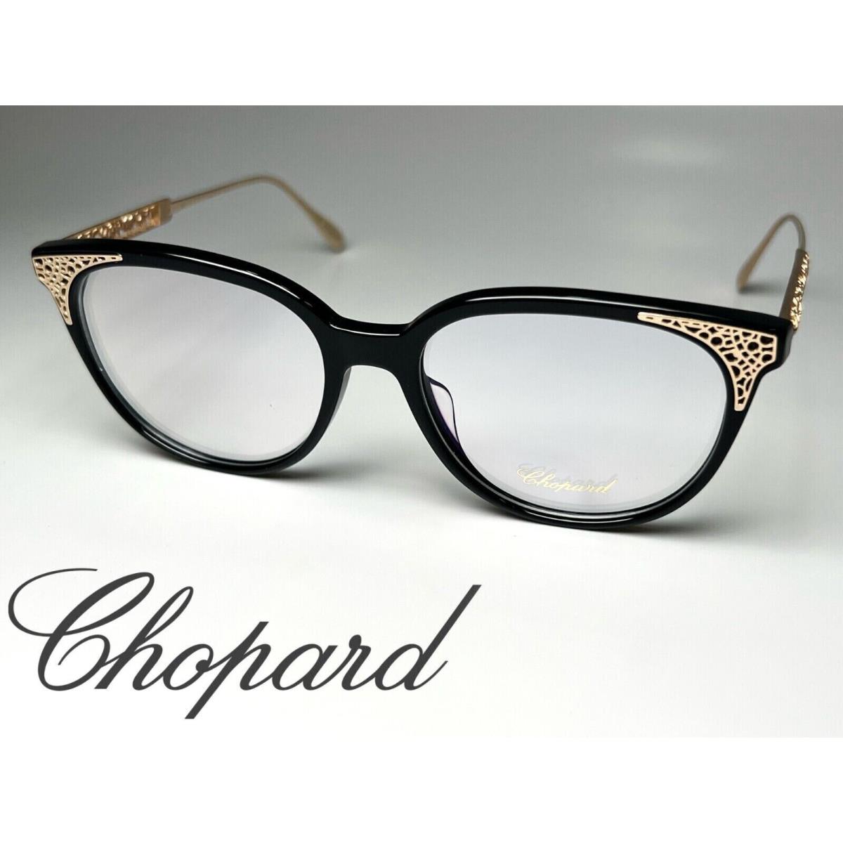 Chopard VCH253 0700 Black Gold Optical Frame Eyesize 53-17-135 Made IN Italy