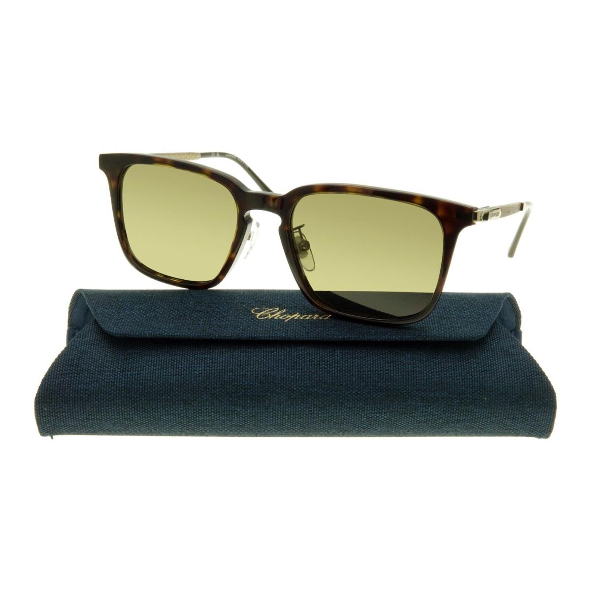 Chopard Wood Sunglasses SCH339-722P-54 Sunglasses Shiny Dark Havana/brown Men`s