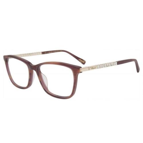 Chopard Eyeglasses VCH275S 0ACL 54mm A.d. Striped Plum / Brown