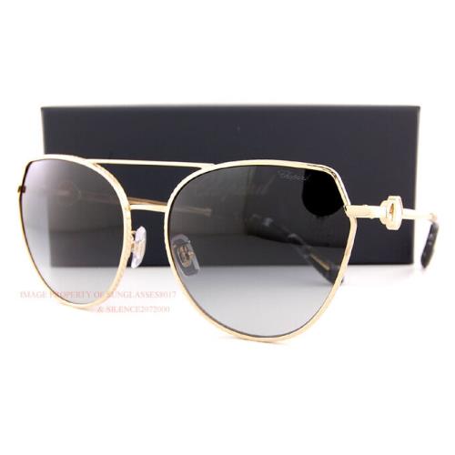 Chopard Sunglasses Sch C87S 0300 Gold/gray Gradient For Women