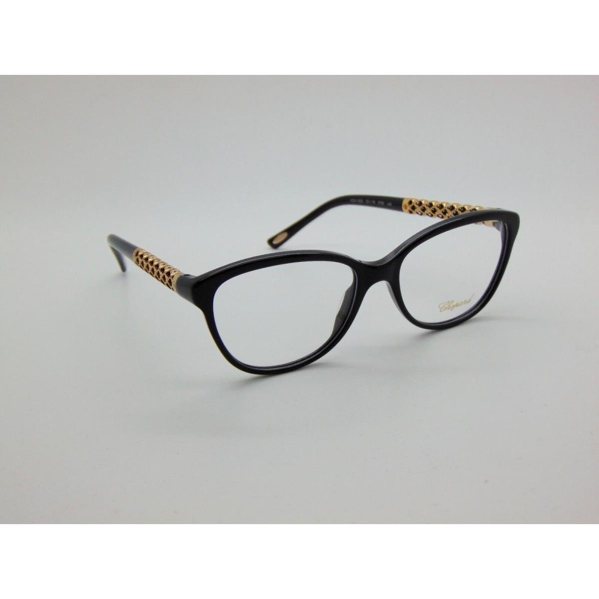 Chopard Vch 182S 0700 Black/ 23 KT Gold Plated 53mm Rx Eyeglasses