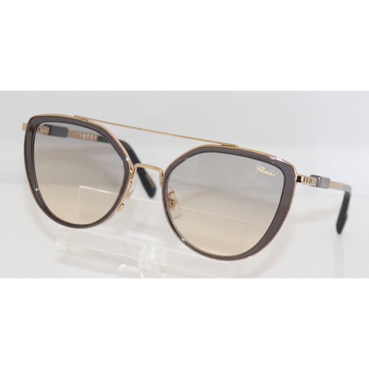 Chopard SCHC23 300K Transparent Gray Ceramic Gold Sunglasses