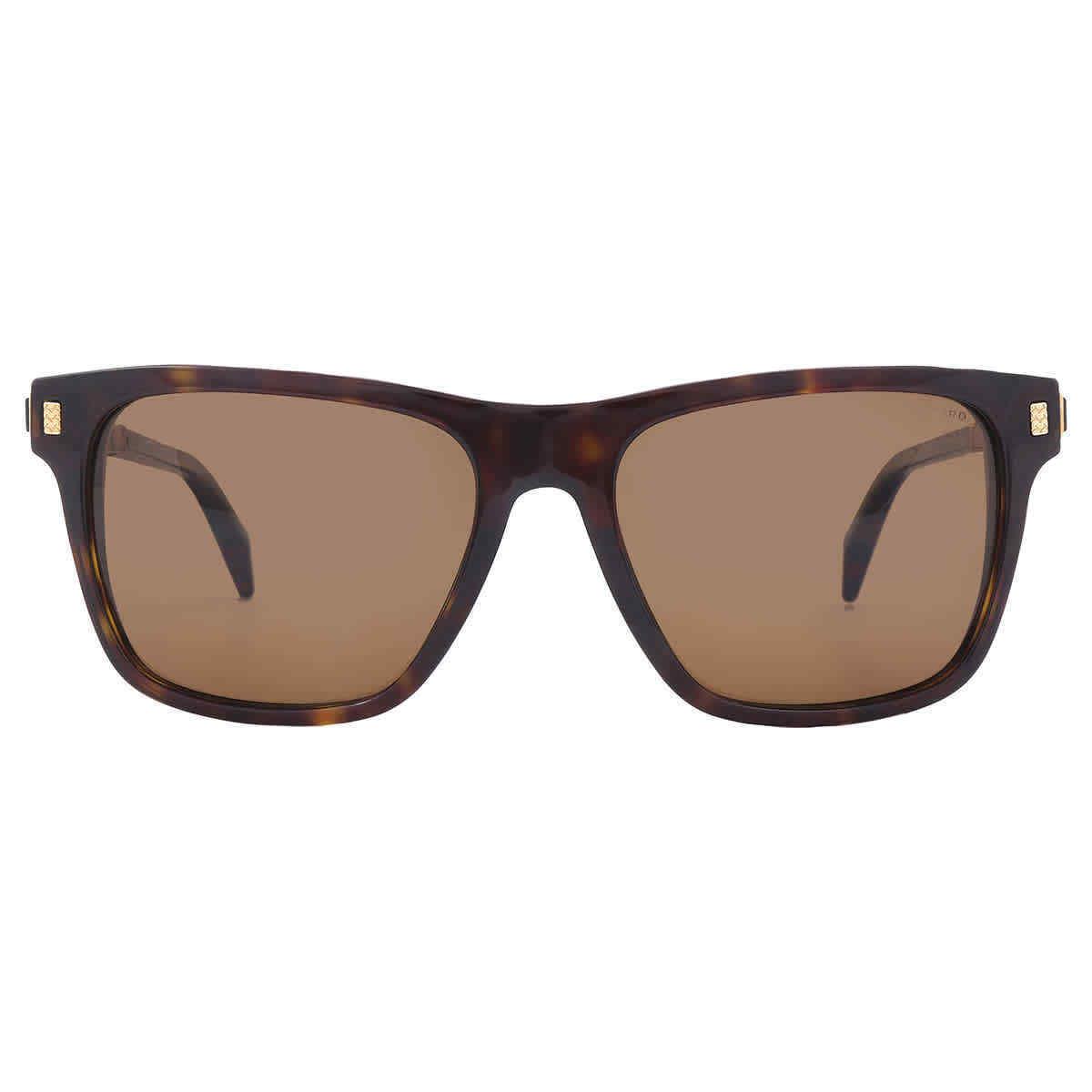 Chopard Brown Square Men`s Sunglasses SCH312 722P 55 SCH312 722P 55