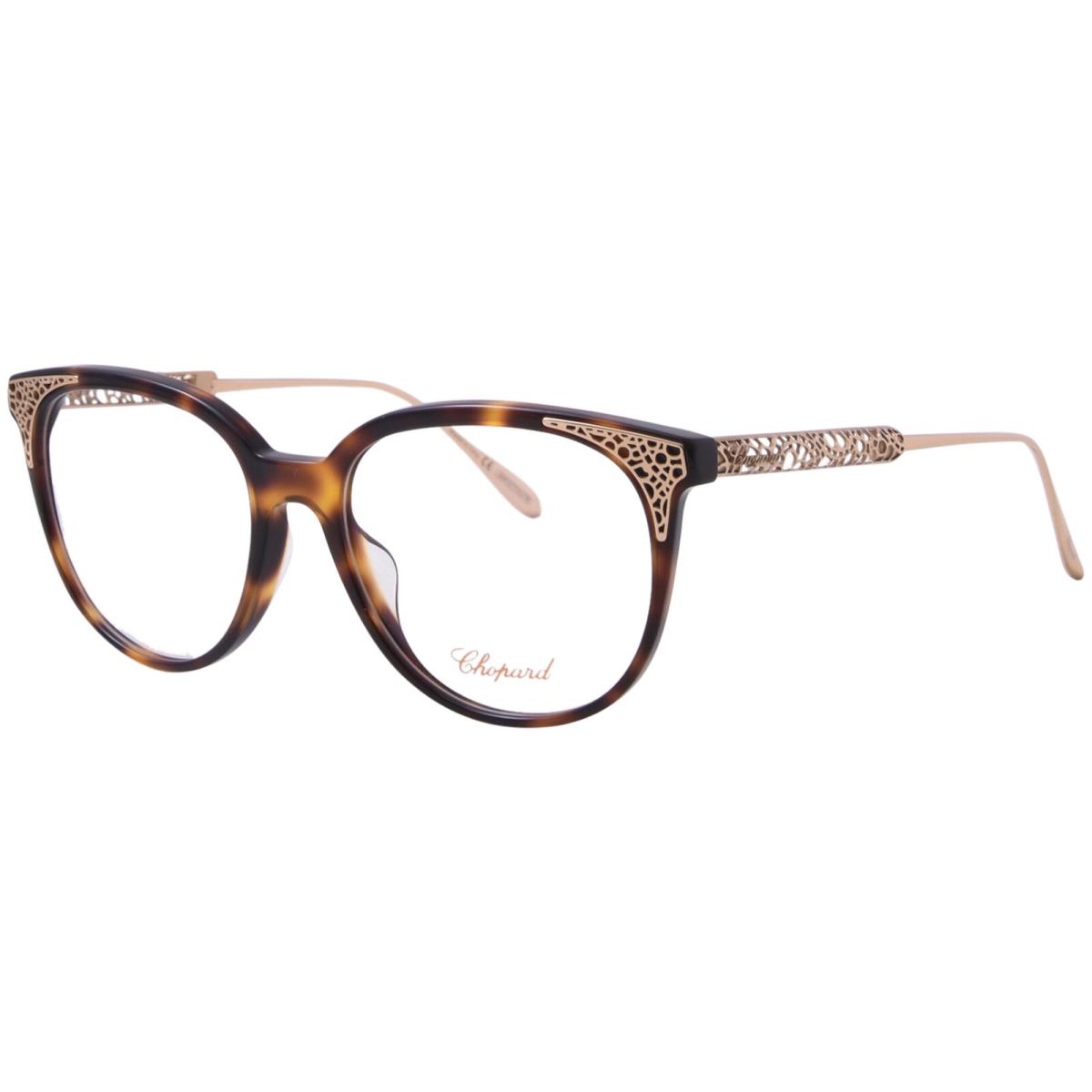 Chopard VCH253 0748 Eyeglasses Women`s Tortoise Full Rim Cat Eye 53mm