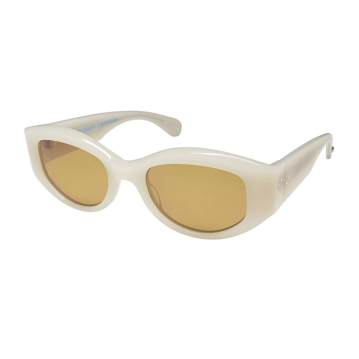 Garrett Leight Retro Biggie Sunglasses Ecru Womens Full-rim Plastic