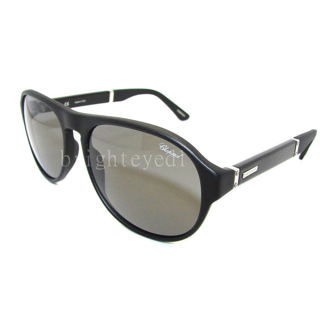 Chopard Polarized Matte Black Sunglasses Sch 134 - 703P