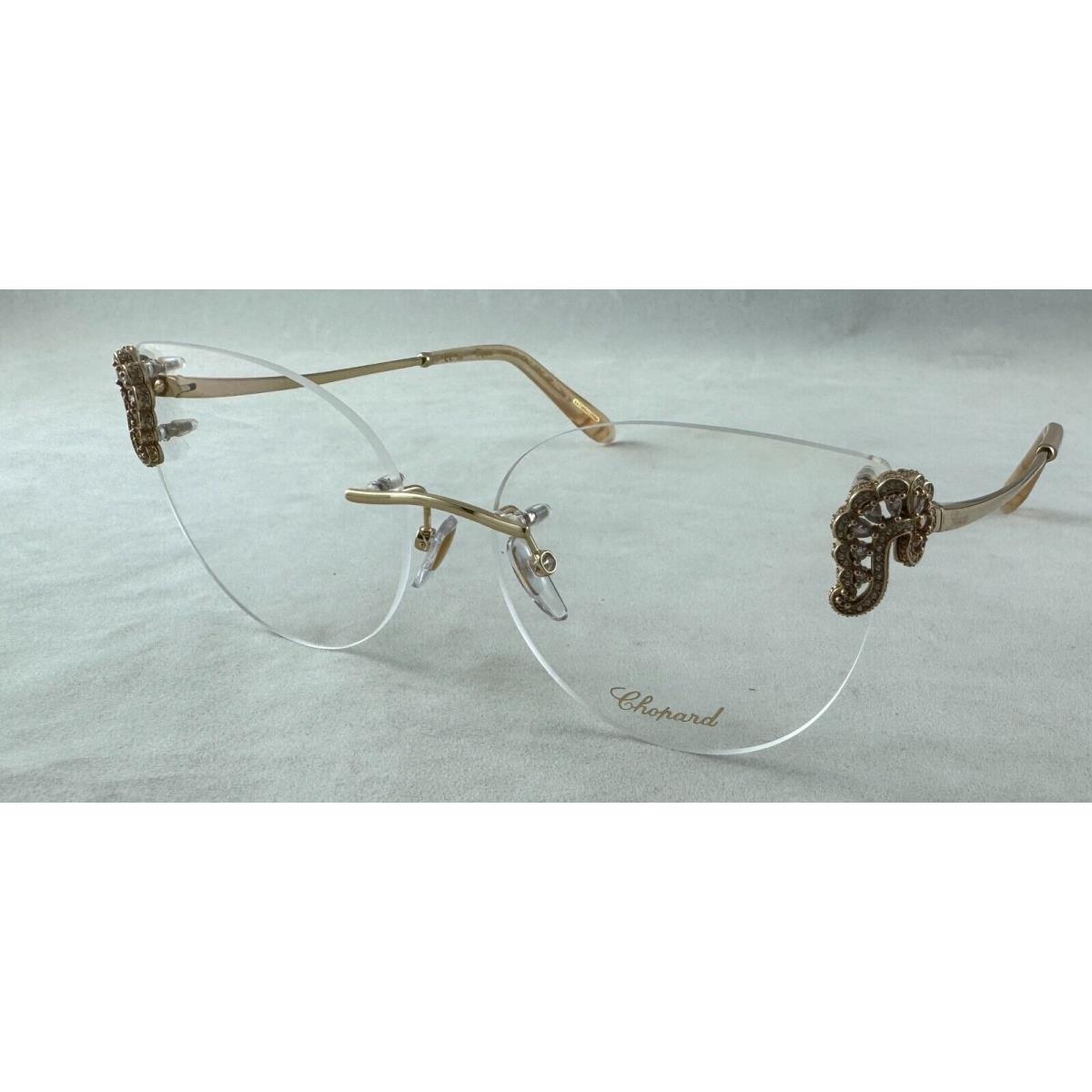 Chopard VCHG03S 300 23KT Gold Eyewear Glasses Frame 57-16-140 Limited