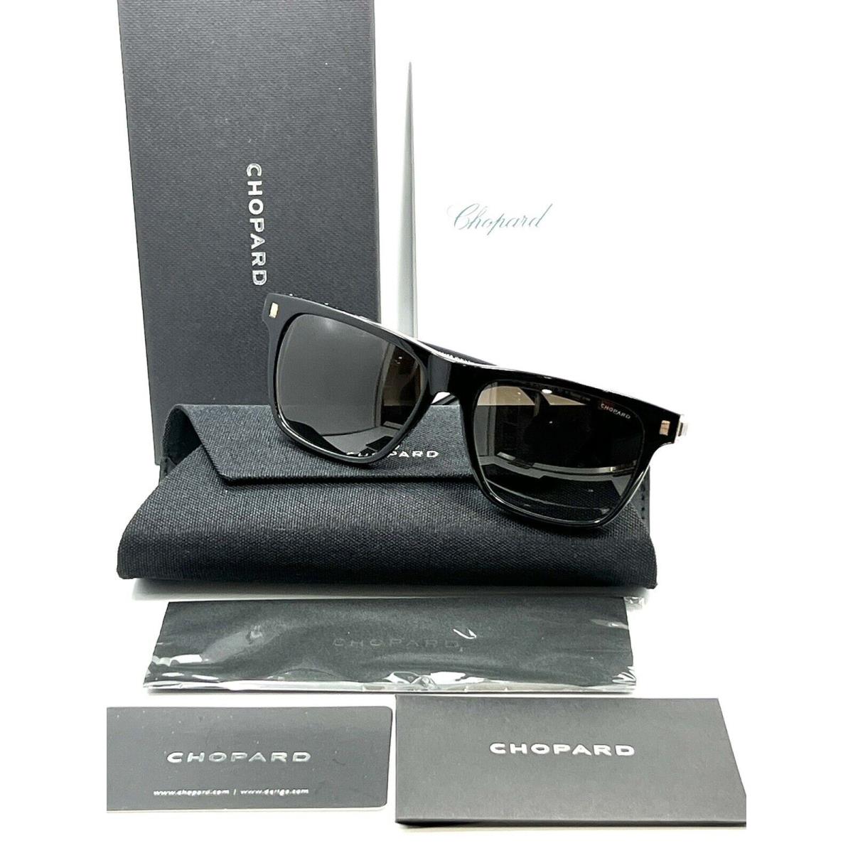 Chopard Sunglasses SCH312 700P Polarized Lenses Carbon Fiber/wood