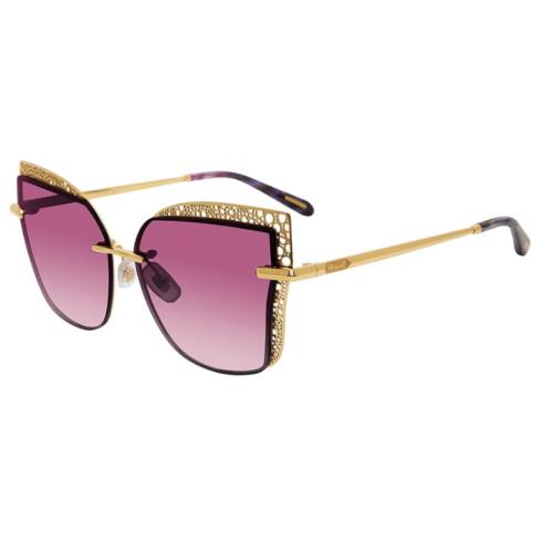 Chopard SCHC84M 0300 Gold Frame Pink Lens Women Sunglasses