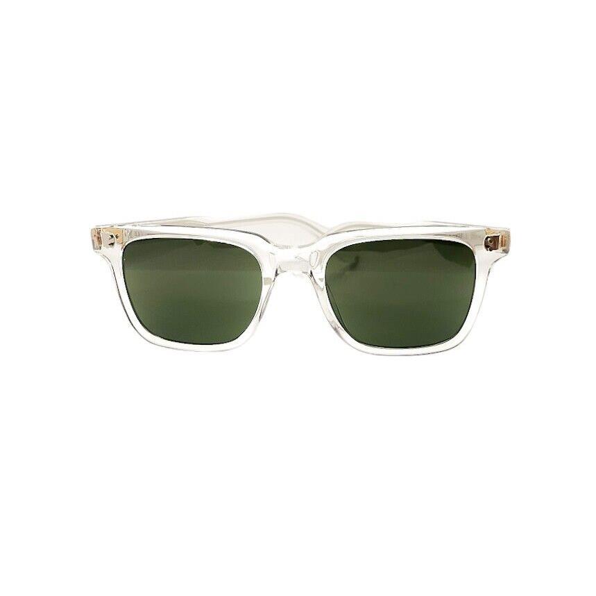 Garrett Leight Palladium Sun Sunglasses CR Crystal /G-15