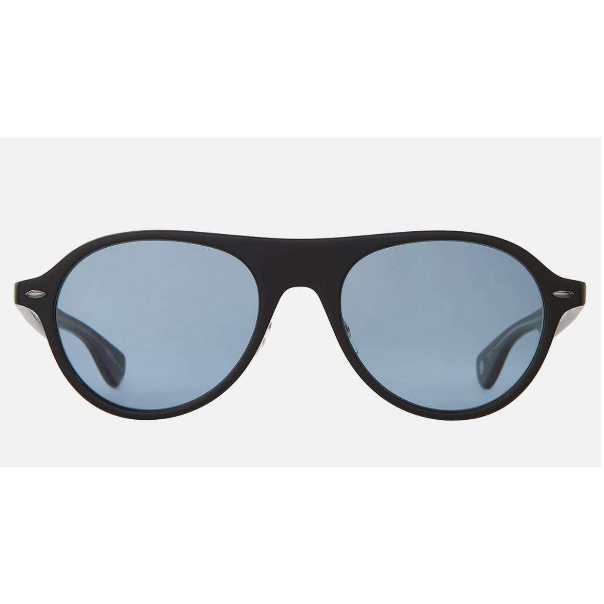 Garret Leight Lady Eckhart Sunglasses Matt Black/pacifica Size 50