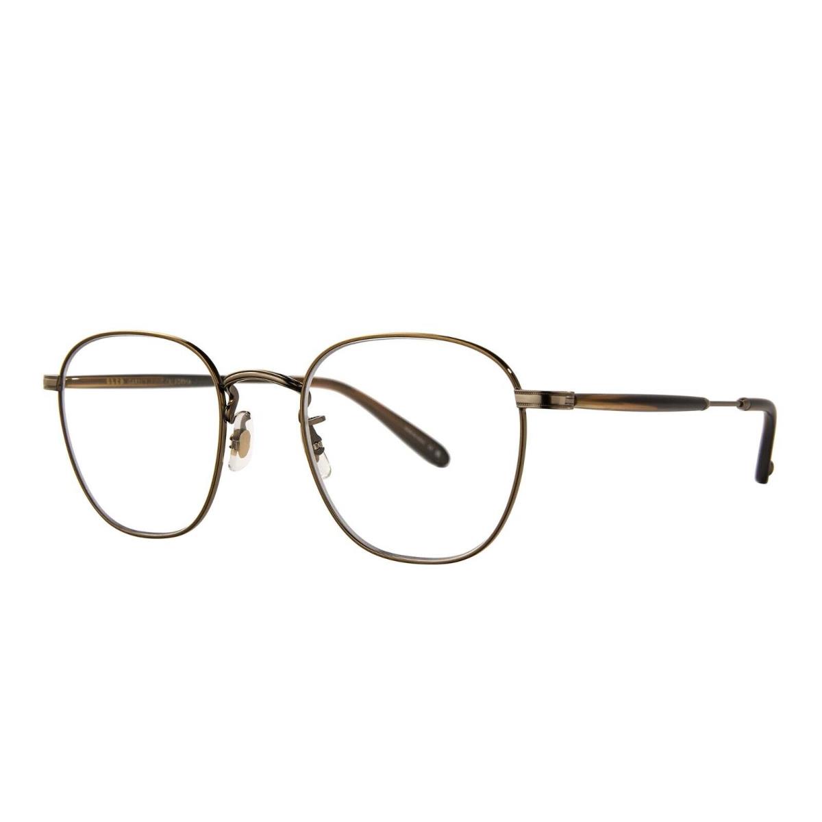 Garrett Leight Grant M Antique Gold Redwood Tortoise Atg-rwt Eyeglasses