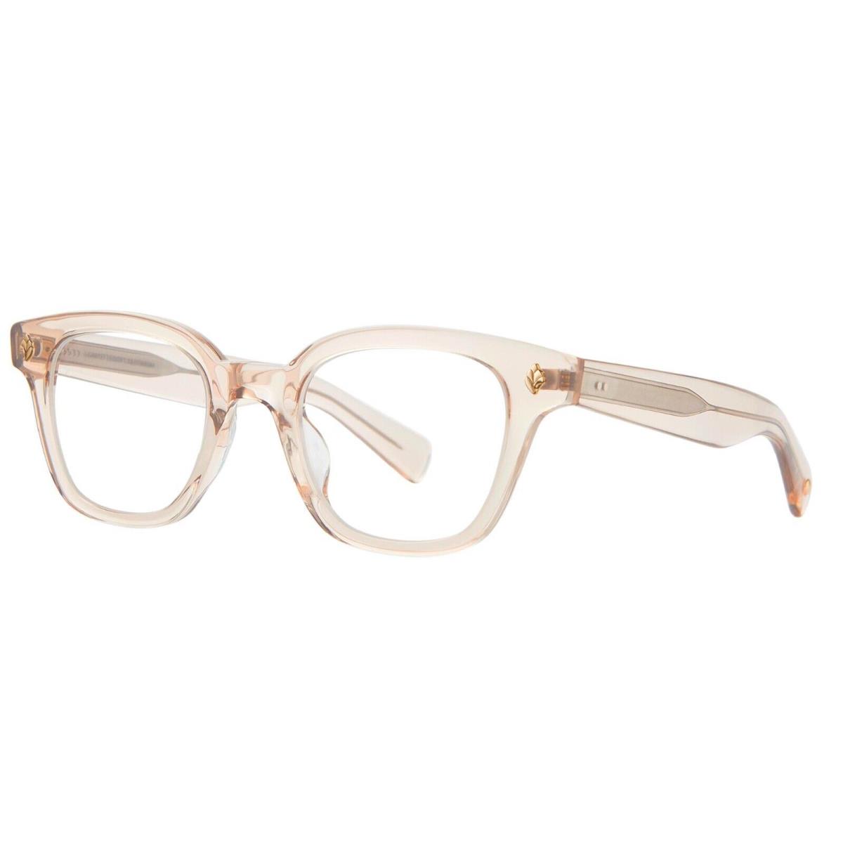 Garrett Leight Naples Beige Crystal Bio Bgecr Eyeglasses